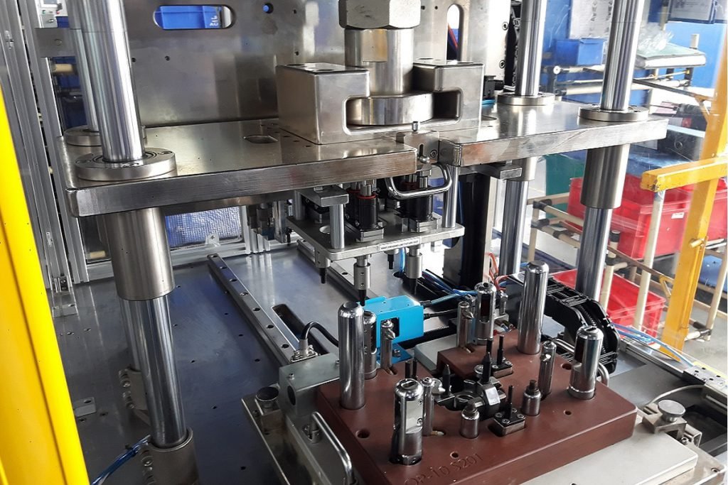 Automated assembly machine by Motionworks Robotics