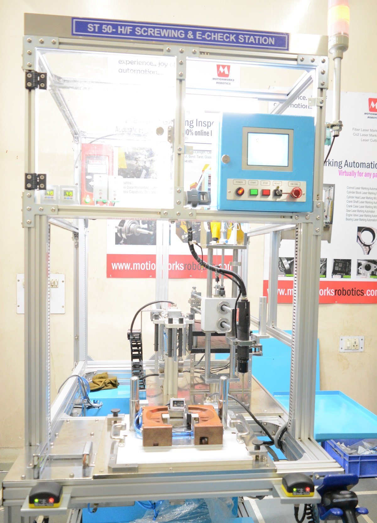 Traction motor end of line testing machine
